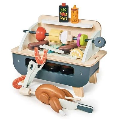 Tender Leaf Toys Holzgrill Spielset 7508245 2 Tender Leaf Toys Holzgrill Spielset 7508245 – Bild 2