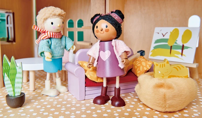 Tender Leaf Puppenhausfigur - Herr Goodwood & Hund 3 Tender Leaf Puppenhausfigur - Herr Goodwood & Hund – Bild 3