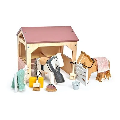 Tender Leaf Toys Puppenhaus Pferdestall 7508165 2 Tender Leaf Toys Puppenhaus Pferdestall 7508165 – Bild 2