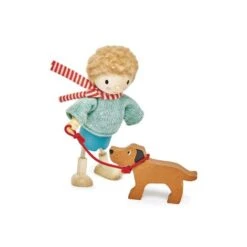 Tender Leaf Toys Mr Goodwood & Hund Für Puppenhaus