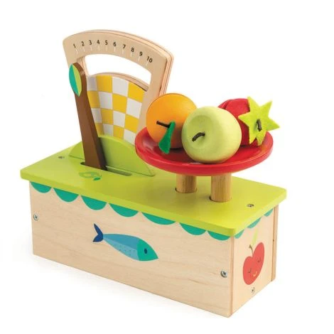Tender Leaf Toys Waage Mit Früchten 1 Tender Leaf Toys Waage Mit Früchten