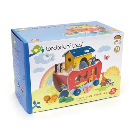 Tender Leaf Toys Steckspiel Arche Noah 3 Tender Leaf Toys Steckspiel Arche Noah – Bild 3