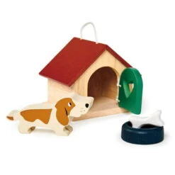 Tender Leaf Puppenhaus Zubehör - Hund + Hundehütte -Tender Leaf dukketilbeh r hune 1156 tl8162 krabat 3