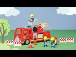 Tender Leaf Feuerwehrauto Aus Holz, 14-teilig