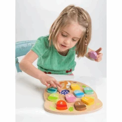 Tender Leaf Holzpuzzle - 10 Teile - Eicheln Zählen 7 Tender Leaf Holzpuzzle - 10 Teile - Eicheln Zählen -Tender Leaf puslespil m. 10 brikker t l ahorn tender leaf toys 14 tl8415 3