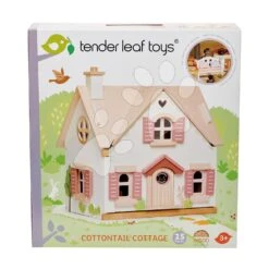 Landhaus Aus Holz Für Die Puppe Cottontail Cottage Tender Leaf Toys 13-teilig Mit Stylischen Retro-Möbeln, Höhe 48 Cm 13 Landhaus Aus Holz Für Die Puppe Cottontail Cottage Tender Leaf Toys 13-teilig Mit Stylischen Retro-Möbeln, Höhe 48 Cm -Tender Leaf tl8123 f tender leaf cottontail cottage