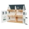 Puppenhaus Aus Holz Dovetail House Tender Leaf Toys Ultra Stylisch Mit 6 Zimmern Und Parkettboden Ohne Möbel Und Figuren