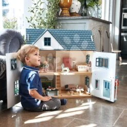 Puppenhaus Aus Holz Dovetail House Tender Leaf Toys Ultra Stylisch Mit 6 Zimmern Und Parkettboden Ohne Möbel Und Figuren 20 Puppenhaus Aus Holz Dovetail House Tender Leaf Toys Ultra Stylisch Mit 6 Zimmern Und Parkettboden Ohne Möbel Und Figuren -Tender Leaf tl8125 j tender leaf dovetail house