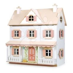 Holzspielhaus Für Eine Puppe Humming Bird House Tender Leaf Toys Exotischer Kolonialstil Mit 4 Zimmern TL8127 -Tender Leaf tl8127 i tender leaf domcek