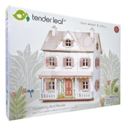 Holzspielhaus Für Eine Puppe Humming Bird House Tender Leaf Toys Exotischer Kolonialstil Mit 4 Zimmern TL8127 -Tender Leaf tl8127 k tender leaf domcek