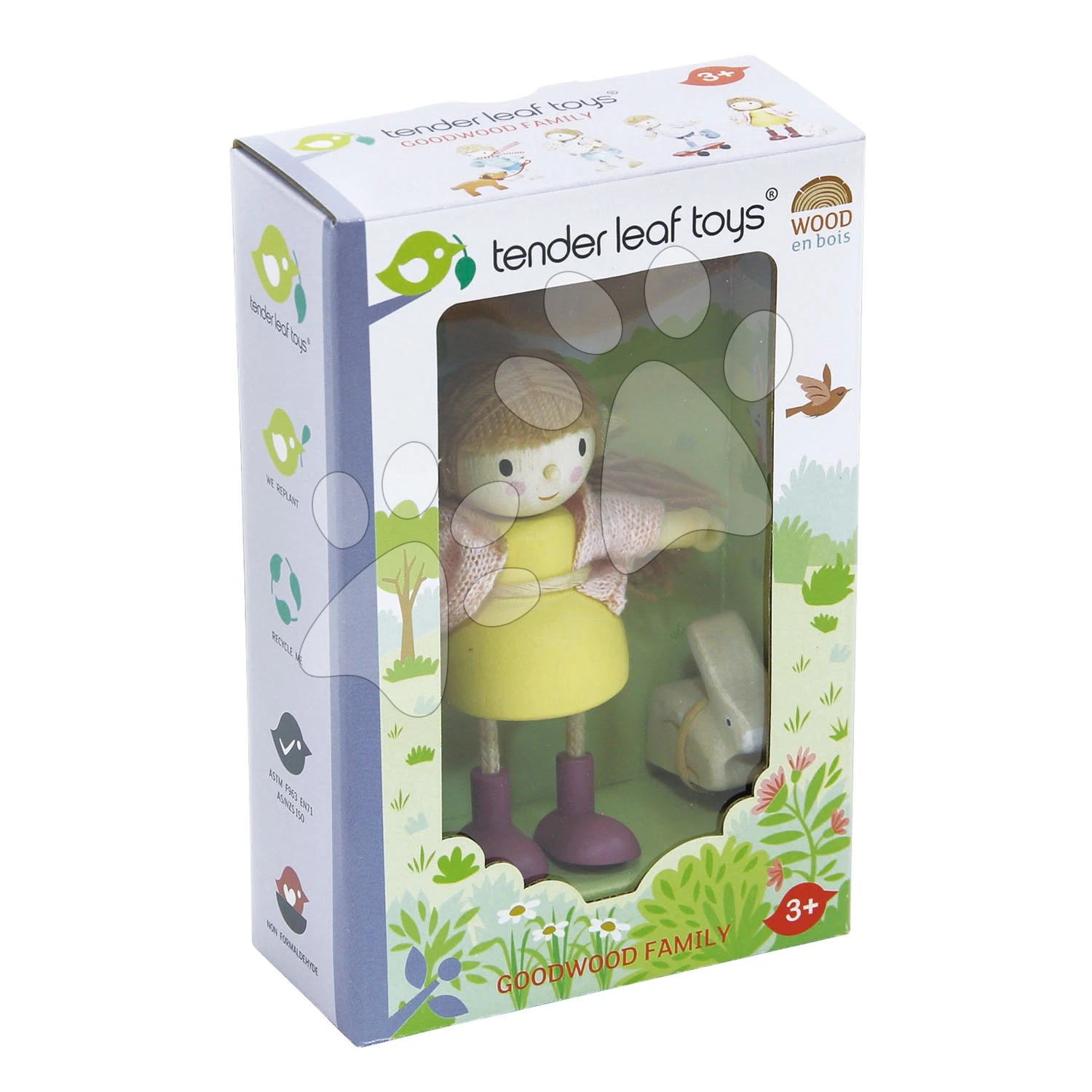 Holzfigur Das Kleine Mädchen Mit Hase Amy And Her Rabbit Tender Leaf Toys In Einem Strickpullover 2 Holzfigur Das Kleine Mädchen Mit Hase Amy And Her Rabbit Tender Leaf Toys In Einem Strickpullover – Bild 2