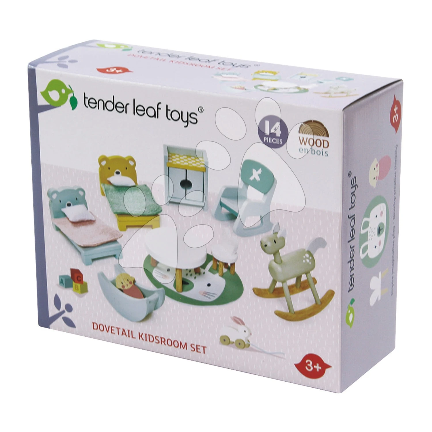 Kinderzimmer Aus Holz Dovetail Kidsroom Set Tender Leaf Toys 10-teiliges Set Mit Kompletter Ausstattung Und Zubehör 1 Kinderzimmer Aus Holz Dovetail Kidsroom Set Tender Leaf Toys 10-teiliges Set Mit Kompletter Ausstattung Und Zubehör