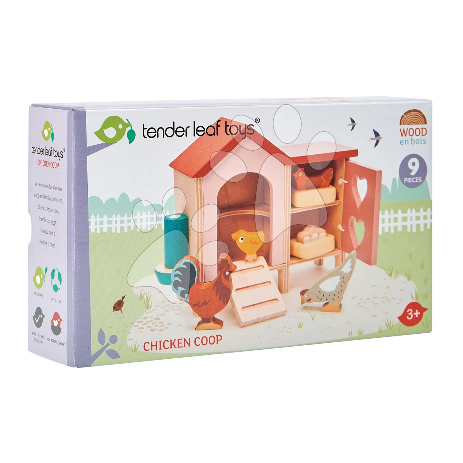 Hühnerstall Mit Hühner Chicken Coop Tender Leaf Toys Mit Leiter Und Eiern 2 Hühnerstall Mit Hühner Chicken Coop Tender Leaf Toys Mit Leiter Und Eiern – Bild 2