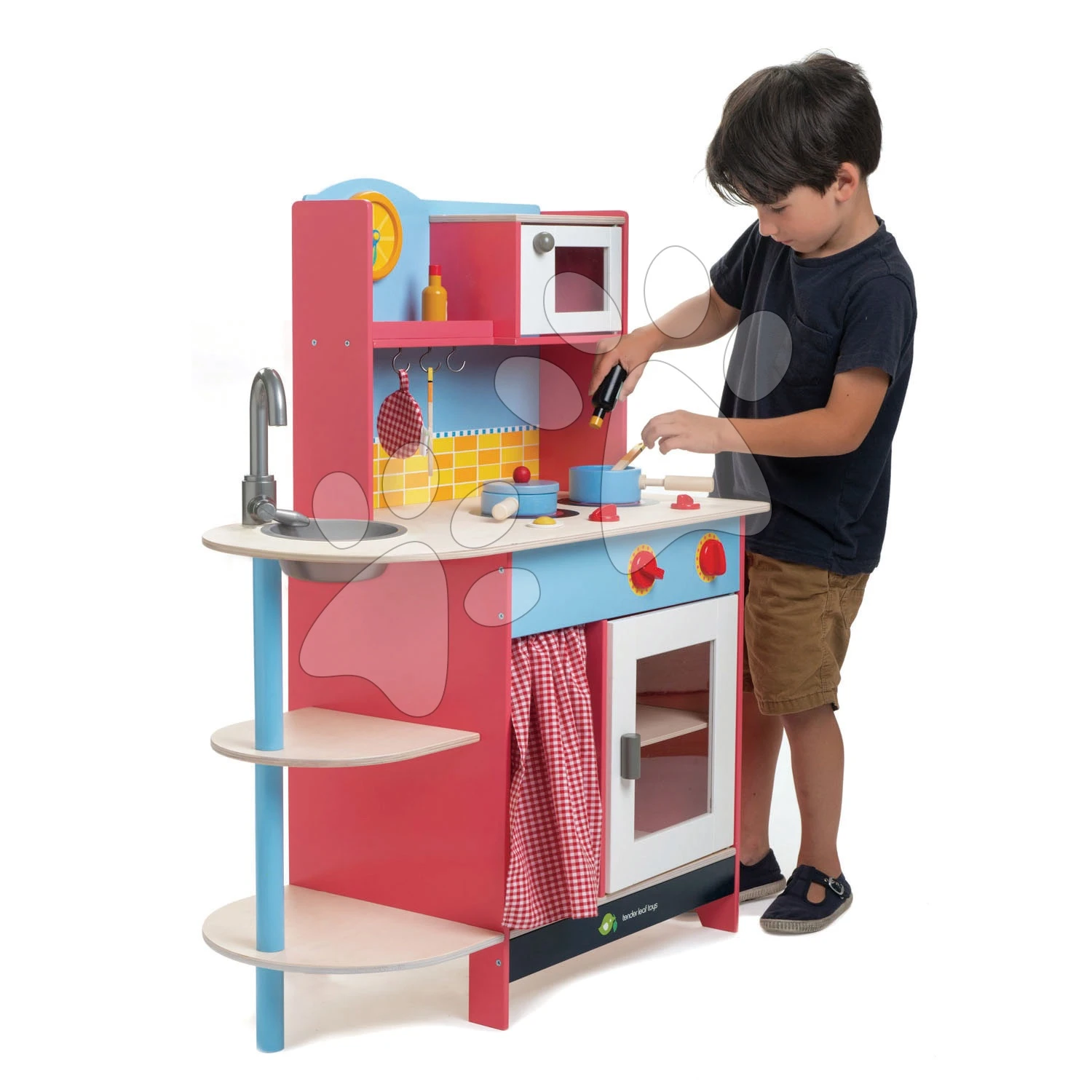 Holzküche Grand Kitchen Tender Leaf Toys 10 Zubehörteile Mit Mikrowelle Und Uhr 1 Holzküche Grand Kitchen Tender Leaf Toys 10 Zubehörteile Mit Mikrowelle Und Uhr