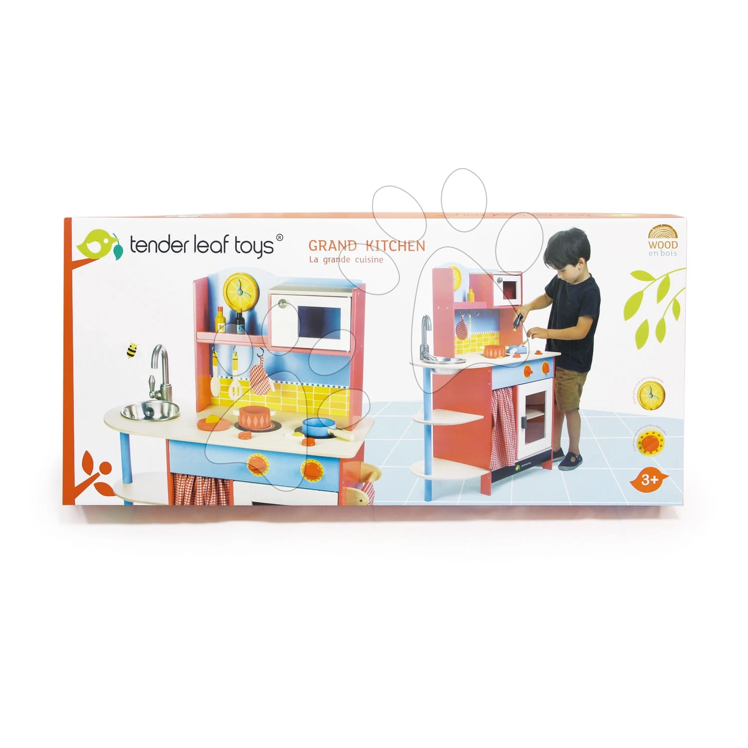 Holzküche Grand Kitchen Tender Leaf Toys 10 Zubehörteile Mit Mikrowelle Und Uhr 3 Holzküche Grand Kitchen Tender Leaf Toys 10 Zubehörteile Mit Mikrowelle Und Uhr – Bild 3