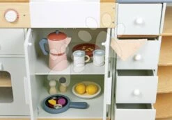 Holzküche Mit Pizzaofen La Fiamma Grand Kitchen Tender Leaf Toys Mit Reichhaltiger Ausstattung Und Einer Verlängerten Theke 101 Cm Hoch -Tender Leaf tl8207 g tender leaf kuchynka