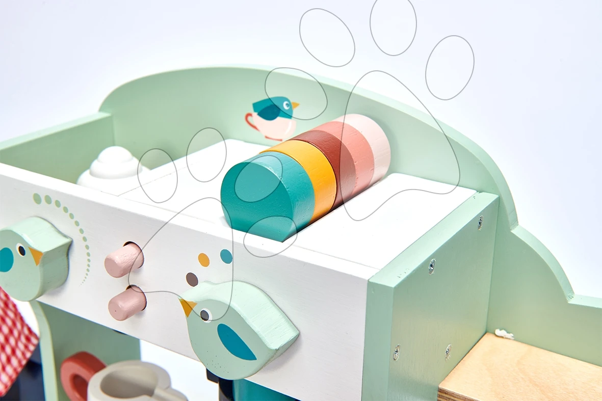 Holzcafe Vogelnest Bird's Nest Café Tender Leaf Toys Mit Aufwendigem Zubehör Und Stickern 3 Holzcafe Vogelnest Bird's Nest Café Tender Leaf Toys Mit Aufwendigem Zubehör Und Stickern – Bild 3