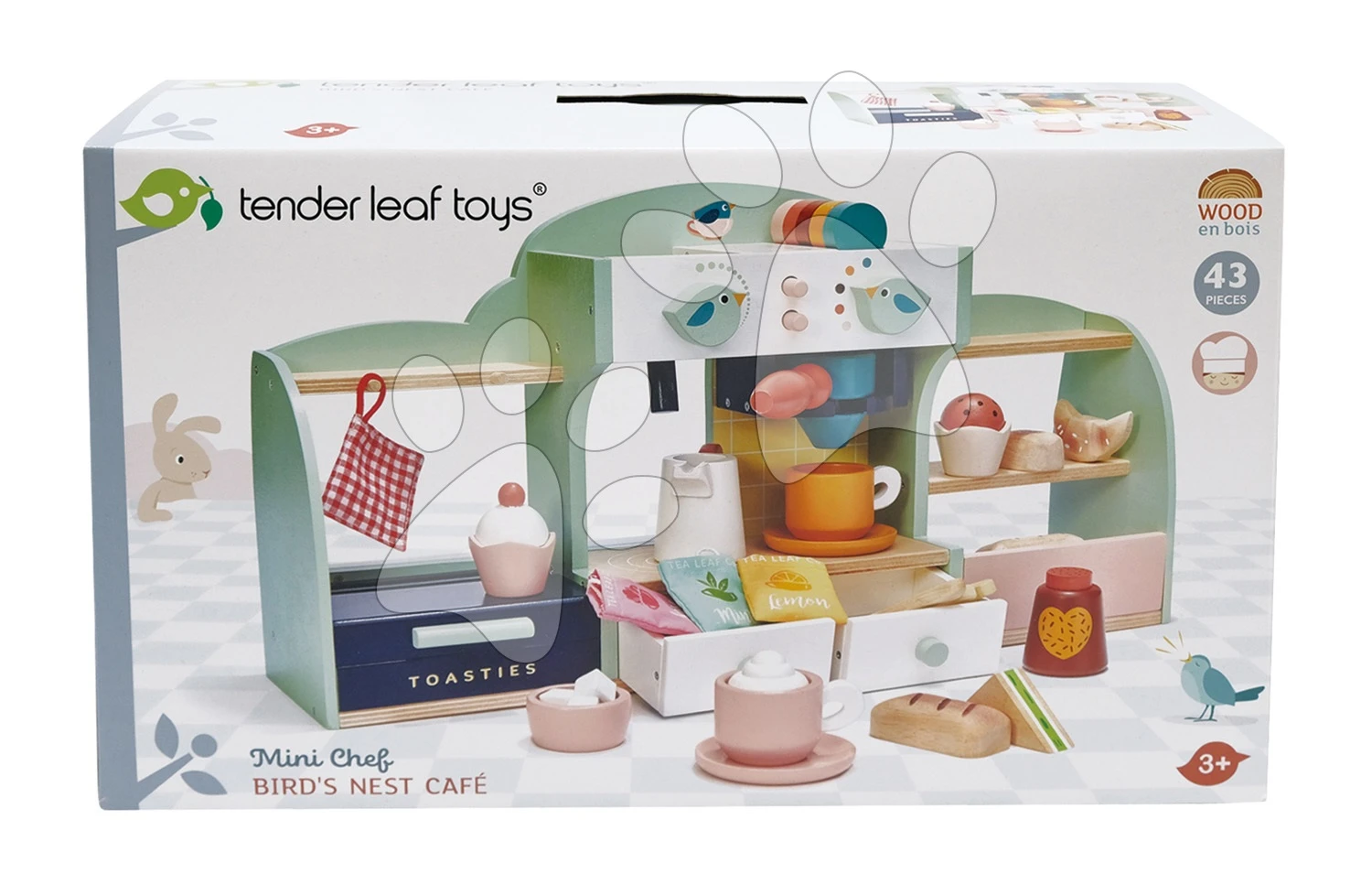 Holzcafe Vogelnest Bird's Nest Café Tender Leaf Toys Mit Aufwendigem Zubehör Und Stickern 8 Holzcafe Vogelnest Bird's Nest Café Tender Leaf Toys Mit Aufwendigem Zubehör Und Stickern – Bild 8