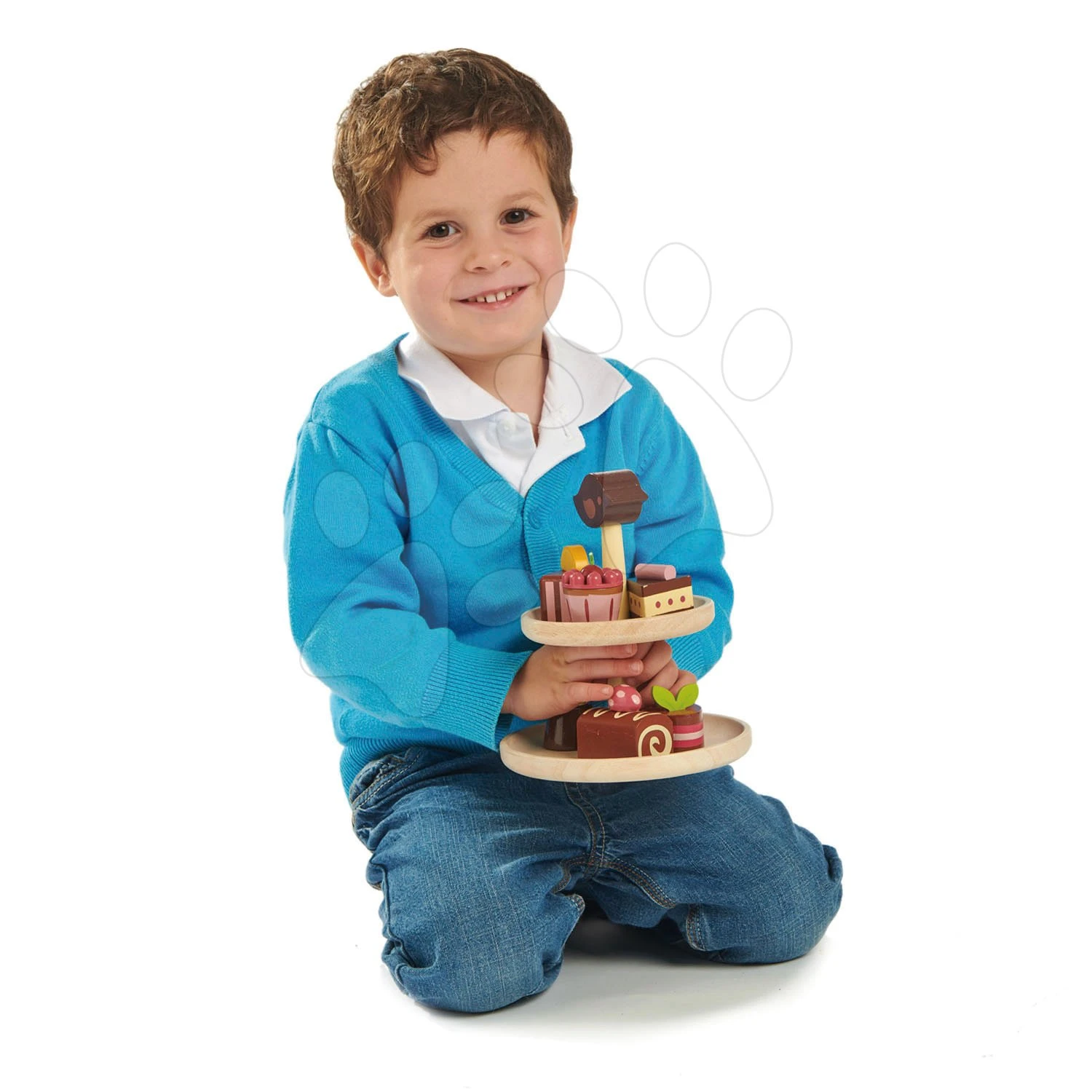 Schokoladenkuchen Aus Holz Chocolate Bonbons Tender Leaf Toys Mit Ständer Und Duftenden Desserts 2 Schokoladenkuchen Aus Holz Chocolate Bonbons Tender Leaf Toys Mit Ständer Und Duftenden Desserts – Bild 2