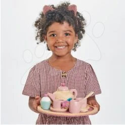 Teekanne Aus Holz Birdie Tea Set Tender Leaf Toys Auf Einem Tablett Mit Tassen Mit Teebeutel -Tender Leaf tl8239 d tender leaf birdie tea set