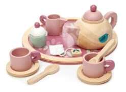 Teekanne Aus Holz Birdie Tea Set Tender Leaf Toys Auf Einem Tablett Mit Tassen Mit Teebeutel -Tender Leaf tl8239 f tender leaf birdie tea set
