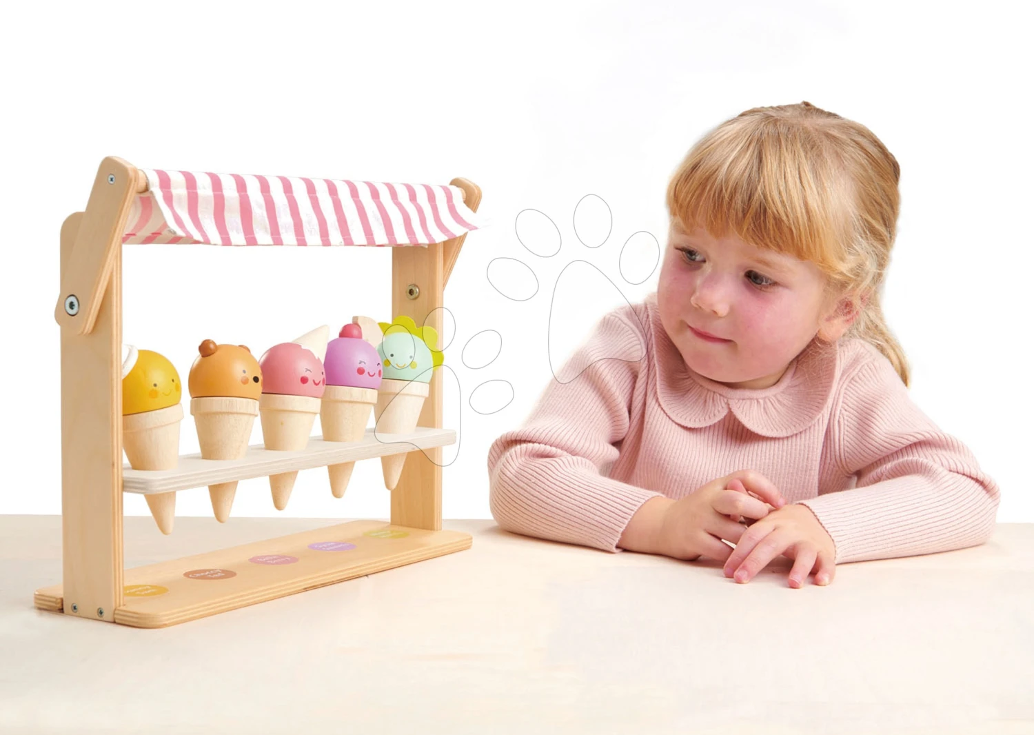 Eisdiele Aus Holz Scoops And Smiles Tender Leaf Toys 5 Eswaffeln-Sorten Mit Tieren 5 Eisdiele Aus Holz Scoops And Smiles Tender Leaf Toys 5 Eswaffeln-Sorten Mit Tieren – Bild 5