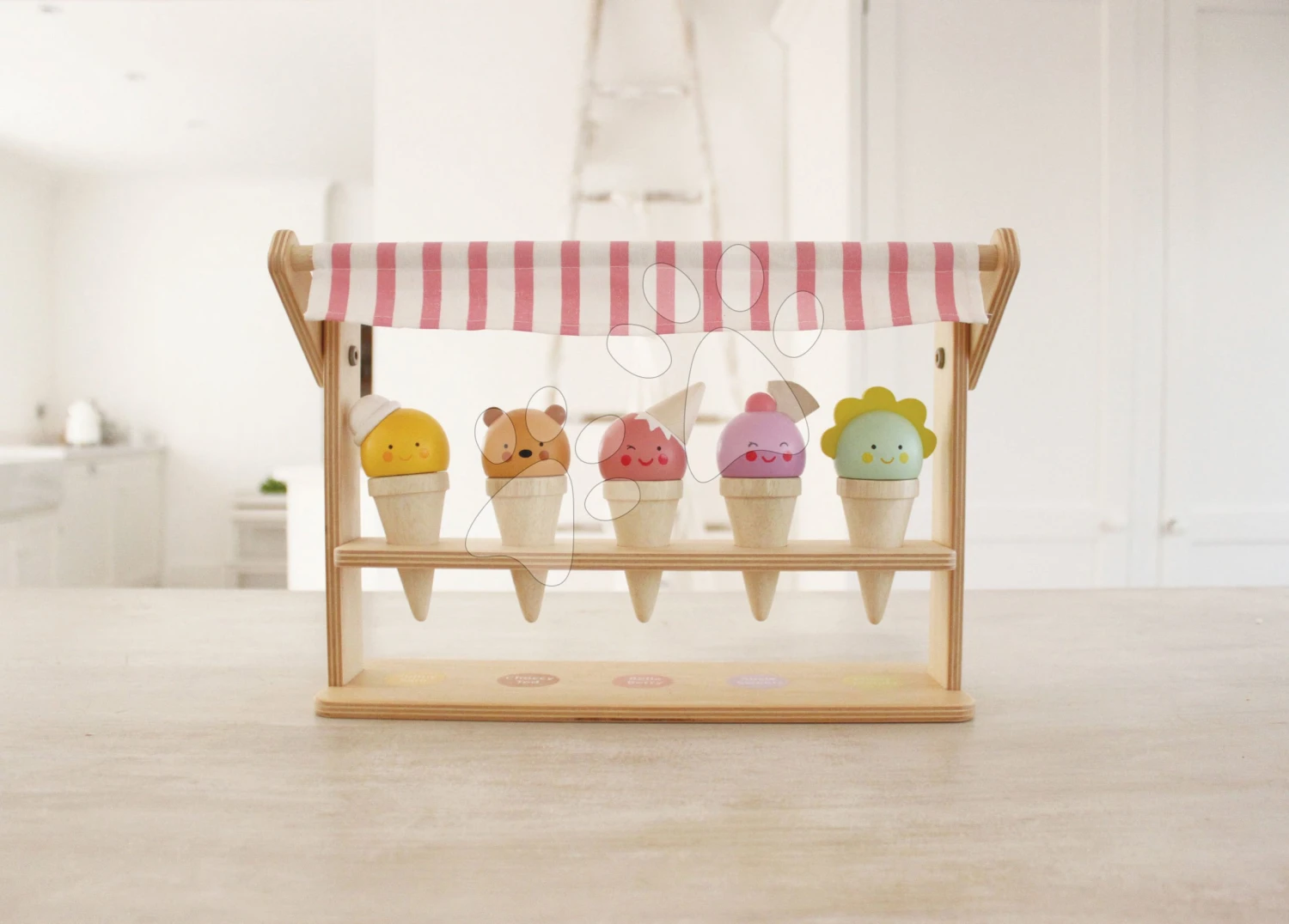 Eisdiele Aus Holz Scoops And Smiles Tender Leaf Toys 5 Eswaffeln-Sorten Mit Tieren 3 Eisdiele Aus Holz Scoops And Smiles Tender Leaf Toys 5 Eswaffeln-Sorten Mit Tieren – Bild 3