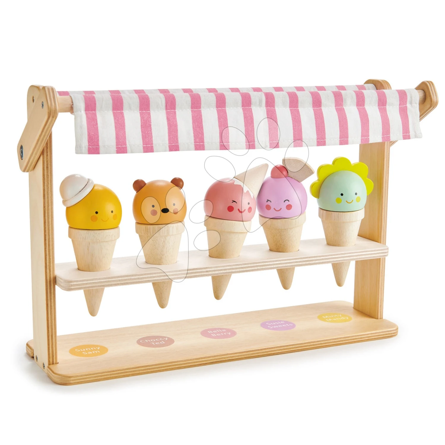 Eisdiele Aus Holz Scoops And Smiles Tender Leaf Toys 5 Eswaffeln-Sorten Mit Tieren 4 Eisdiele Aus Holz Scoops And Smiles Tender Leaf Toys 5 Eswaffeln-Sorten Mit Tieren – Bild 4