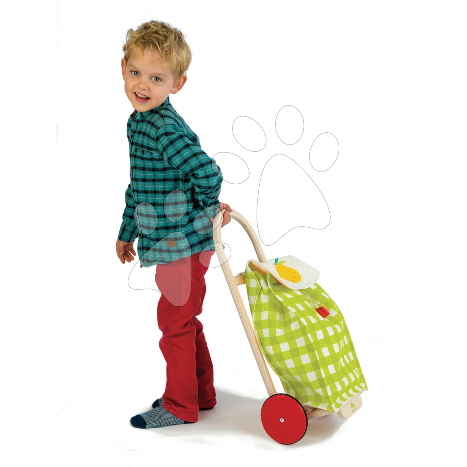 Textileinkaufswagen Shopping Trolley Green Tender Leaf Toys Mit Holzkonstruktion 1 Textileinkaufswagen Shopping Trolley Green Tender Leaf Toys Mit Holzkonstruktion