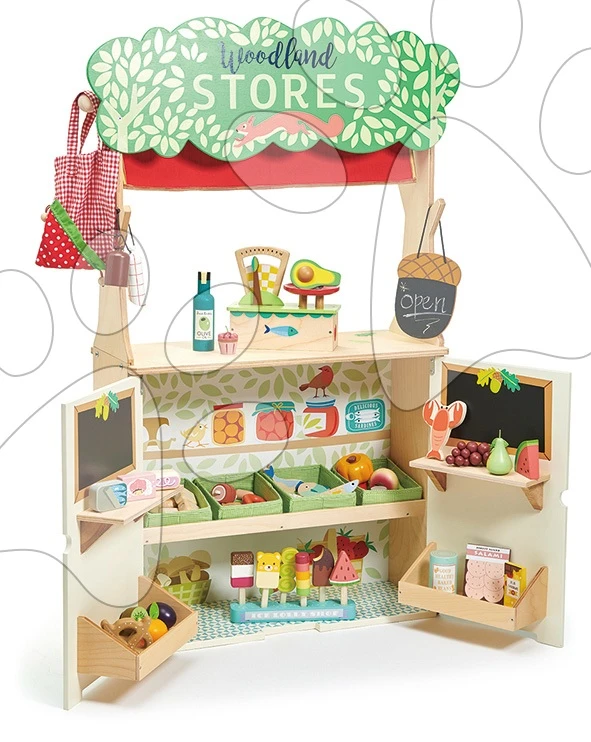 Waldladen Aus Holz Mit Theater Woodland Stores And Theatre Tender Leaf Toys Mit Puppen Und Tasche 1 Waldladen Aus Holz Mit Theater Woodland Stores And Theatre Tender Leaf Toys Mit Puppen Und Tasche