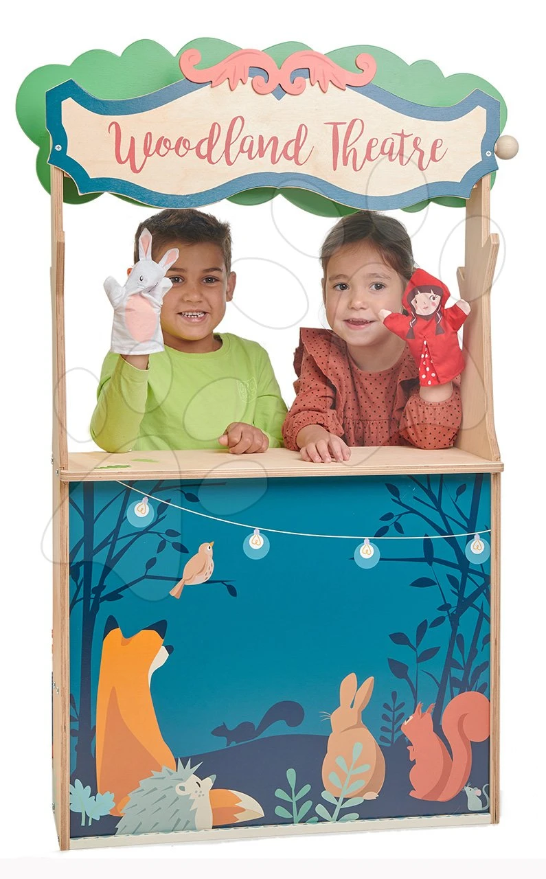 Waldladen Aus Holz Mit Theater Woodland Stores And Theatre Tender Leaf Toys Mit Puppen Und Tasche 3 Waldladen Aus Holz Mit Theater Woodland Stores And Theatre Tender Leaf Toys Mit Puppen Und Tasche – Bild 3