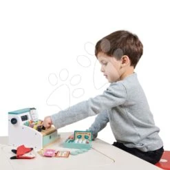 Zahlungsterminal Aus Holz General Stores Till Tender Leaf Toys Mit Scanner Und Zubehör TL8260