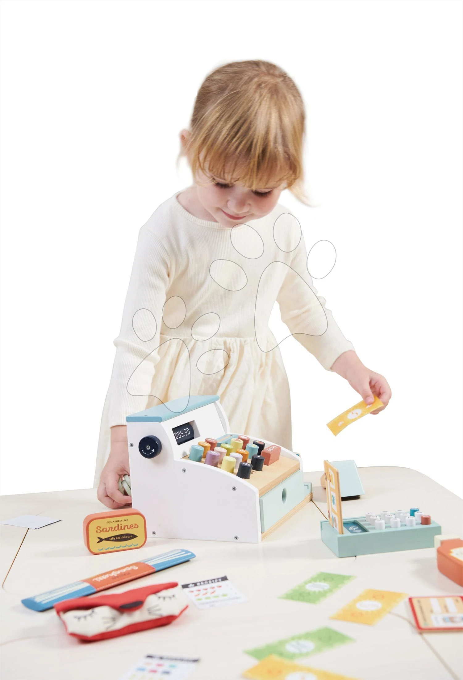 Zahlungsterminal Aus Holz General Stores Till Tender Leaf Toys Mit Scanner Und Zubehör TL8260 8 Zahlungsterminal Aus Holz General Stores Till Tender Leaf Toys Mit Scanner Und Zubehör TL8260 – Bild 8