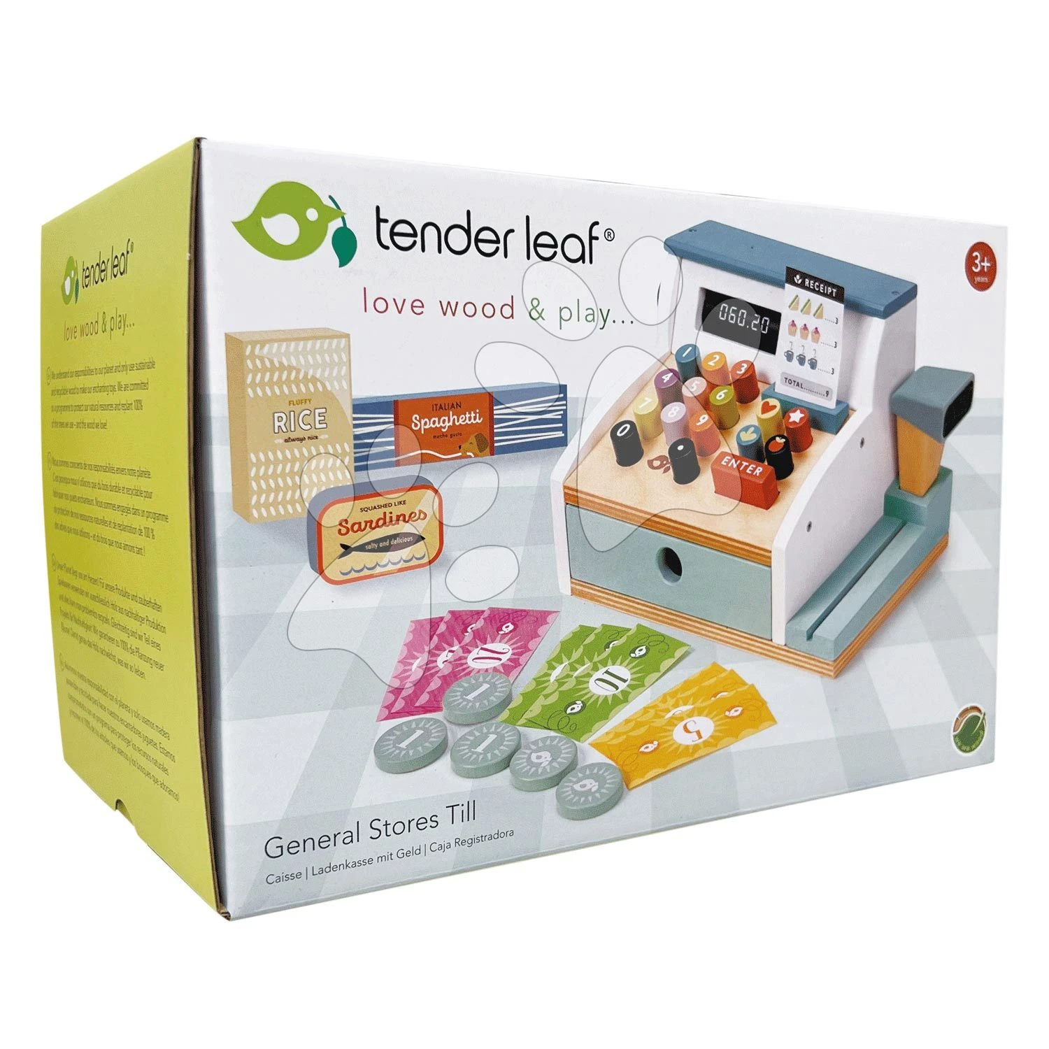 Zahlungsterminal Aus Holz General Stores Till Tender Leaf Toys Mit Scanner Und Zubehör TL8260 10 Zahlungsterminal Aus Holz General Stores Till Tender Leaf Toys Mit Scanner Und Zubehör TL8260 – Bild 10