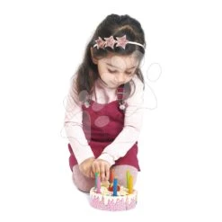 Holztorte Mit Erdbeere Rainbow Birthday Cake Tender Leaf Toys 6 Stück Mit 6 Kerzen -Tender Leaf tl8282 b tender leaf rainbow birthday cake