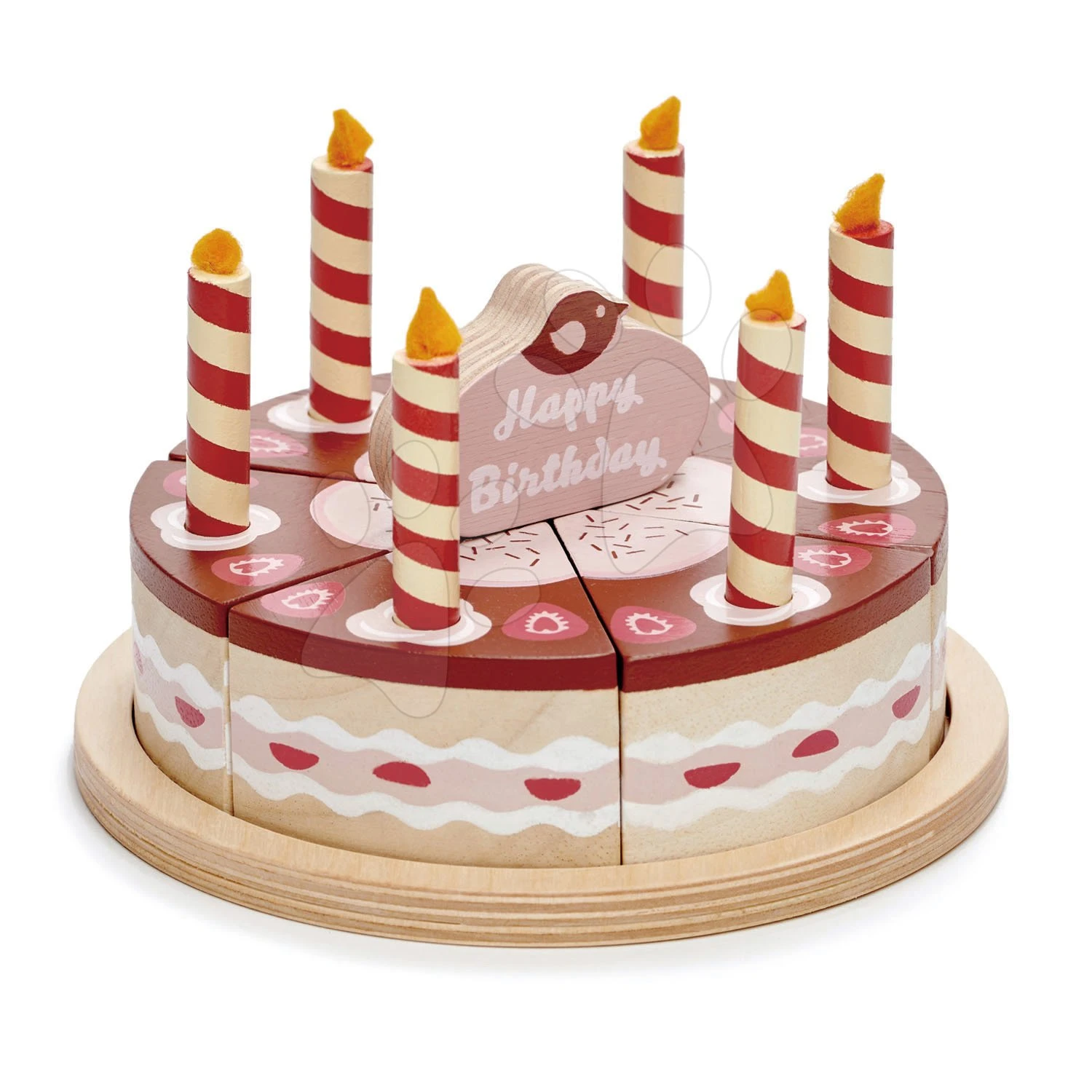 Schokoladentorte Aus Holz Chocolate Birthday Cake Tender Leaf Toys 6 Stück Mit 6 Kerzen 1 Schokoladentorte Aus Holz Chocolate Birthday Cake Tender Leaf Toys 6 Stück Mit 6 Kerzen