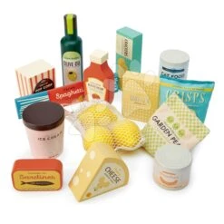 Lebensmittel Aus Holz Supermarket Grocery Set Tender Leaf Toys Lebensmittel Zitronen Und Sardinen -Tender Leaf tl8287 h tender leaf potraviny