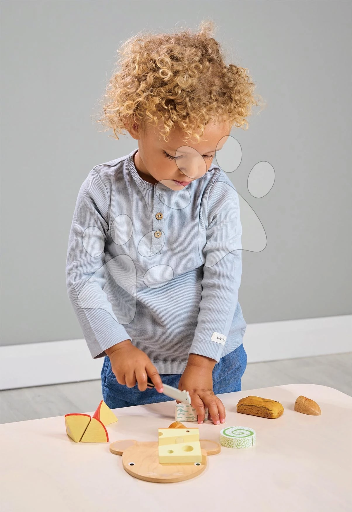 Holzbrett Mit Käse Cheese Chopping Board Tender Leaf Toys Mit Einem Messer Ab 24 Monaten TL8293 3 Holzbrett Mit Käse Cheese Chopping Board Tender Leaf Toys Mit Einem Messer Ab 24 Monaten TL8293 – Bild 3