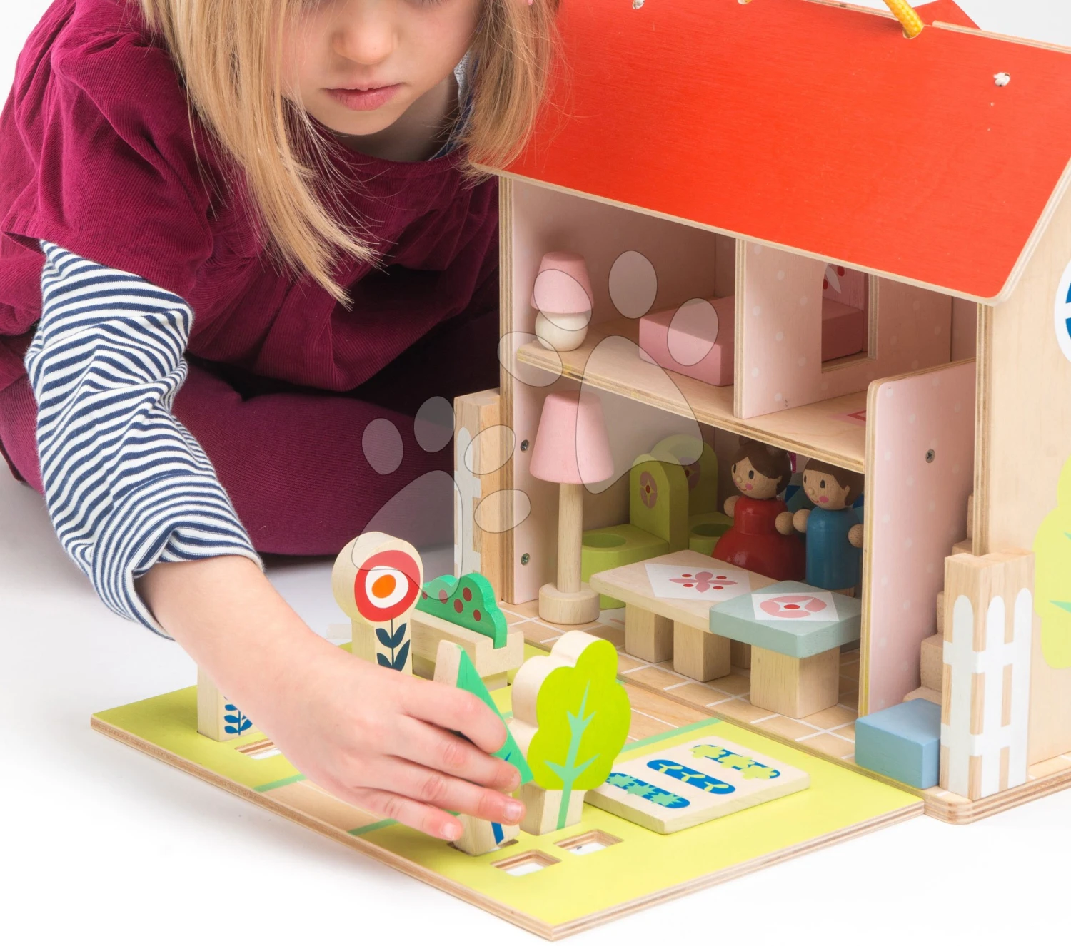 Puppenhaus Aus Holz Dolls House Tender Leaf Toys Hase Aus Holz In Einem Kleinen Haus 3 Puppenhaus Aus Holz Dolls House Tender Leaf Toys Hase Aus Holz In Einem Kleinen Haus – Bild 3