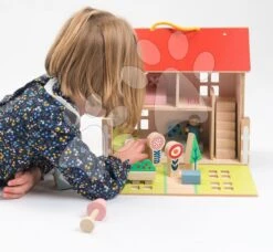 Puppenhaus Aus Holz Dolls House Tender Leaf Toys Hase Aus Holz In Einem Kleinen Haus 10 Puppenhaus Aus Holz Dolls House Tender Leaf Toys Hase Aus Holz In Einem Kleinen Haus -Tender Leaf tl8303 f tender leaf dolls house set