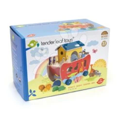 Die Arche Noah Aus Holz Noah's Shape Sorter Arche Tender Leaf Toys 23-teilig Mit Figuren, Zerlegbar Ab 18 Monaten -Tender Leaf tl8305 h tender leaf noahs shape sorter ark