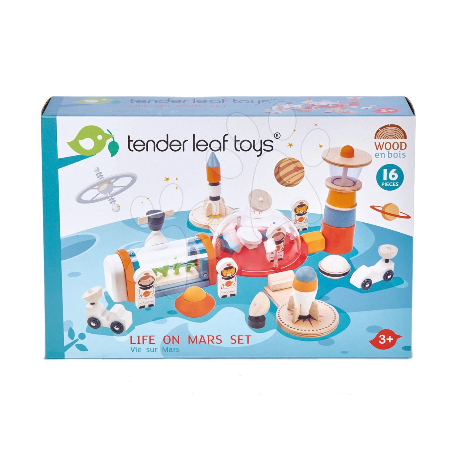 Leben Auf Dem Mars Holzset Life On Mars Tender Leaf Toys Stadt Für Kosmonauten 16-teiliges Set 2 Leben Auf Dem Mars Holzset Life On Mars Tender Leaf Toys Stadt Für Kosmonauten 16-teiliges Set – Bild 2