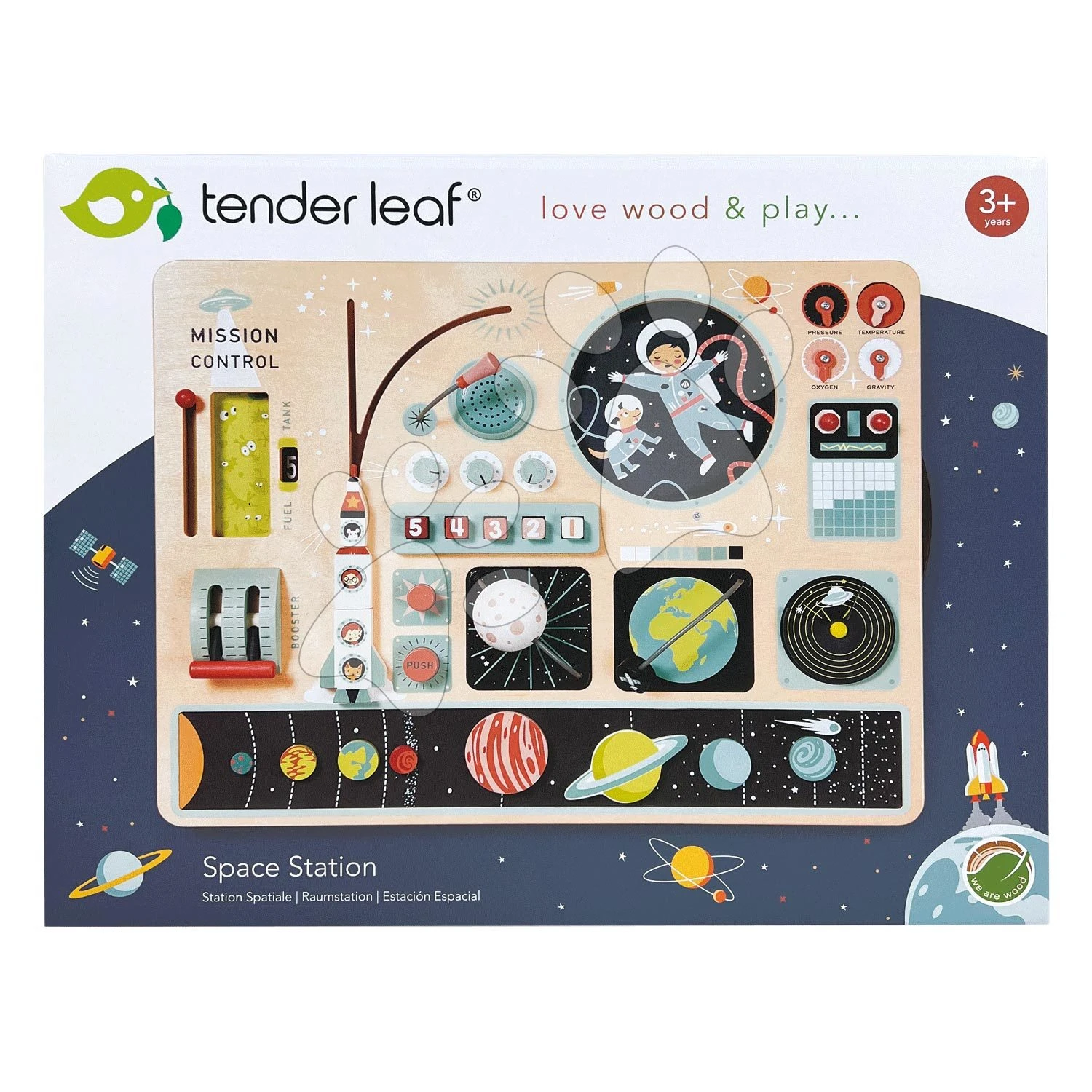 Raumstation Aus Holz Space Station Tender Leaf Toys Magnetisch Mit Beweglichem 3D-Mond Und Beweglichen Teilen TL8314TL8314 4 Raumstation Aus Holz Space Station Tender Leaf Toys Magnetisch Mit Beweglichem 3D-Mond Und Beweglichen Teilen TL8314TL8314 – Bild 4