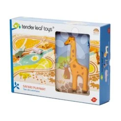 Holztiere Safari Playmat Tender Leaf Toys Mit Spielmatte Aus Leinen 7 Holztiere Safari Playmat Tender Leaf Toys Mit Spielmatte Aus Leinen -Tender Leaf tl8334 g tender leaf safari playmat