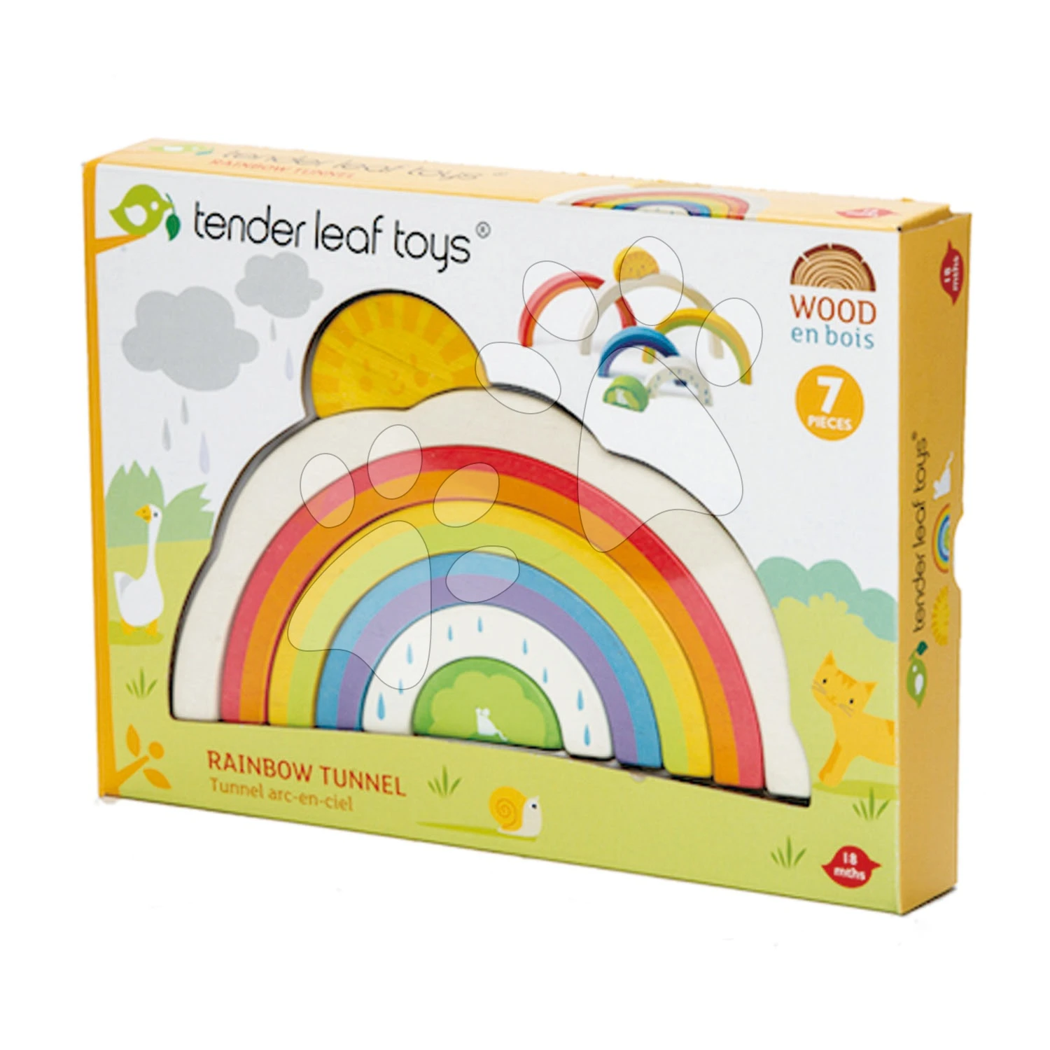 Regenbogen-Tunnel Rainbow Tunnel Tender Leaf Toys 7-teiliger Bausatz Ab 18 Monaten 2 Regenbogen-Tunnel Rainbow Tunnel Tender Leaf Toys 7-teiliger Bausatz Ab 18 Monaten – Bild 2