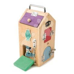 Holz-Haus Mit Gespenster Monster Lock Box Tender Leaf Toys 8 Türen Mit 8 Verschiedenen Schlössern Und 2 Gespenstern