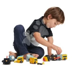 Raumautos Aus Holz Space Race Tender Leaf Toys Dreiteilig Faltbar Kombinierbar -Tender Leaf tl8342 f tender leaf space race