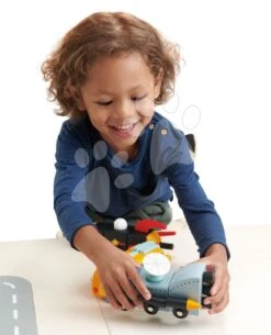 Raumautos Aus Holz Space Race Tender Leaf Toys Dreiteilig Faltbar Kombinierbar -Tender Leaf tl8342 h tender leaf space race