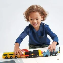 Raumautos Aus Holz Space Race Tender Leaf Toys Dreiteilig Faltbar Kombinierbar -Tender Leaf tl8342 q tender leaf space race