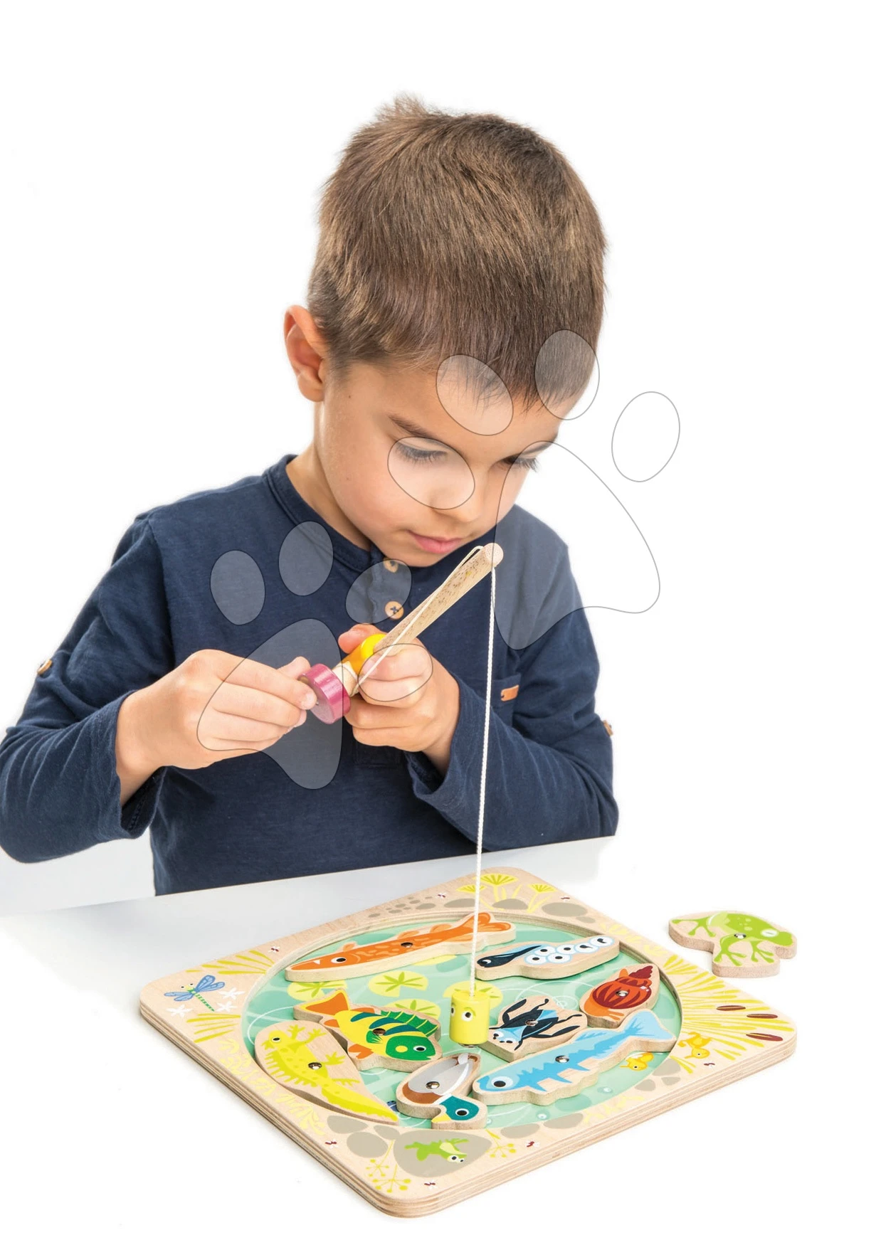 Magnetischer Fischer Aus Holz Pond Dipping Tender Leaf Toys Mit Angelrute Und 8 Magnettieren Am Teich 1 Magnetischer Fischer Aus Holz Pond Dipping Tender Leaf Toys Mit Angelrute Und 8 Magnettieren Am Teich